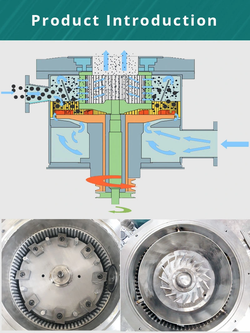 Food Ingredients Dextrose Ultrafine Air Classifying Impact Grinding Mill Equipment