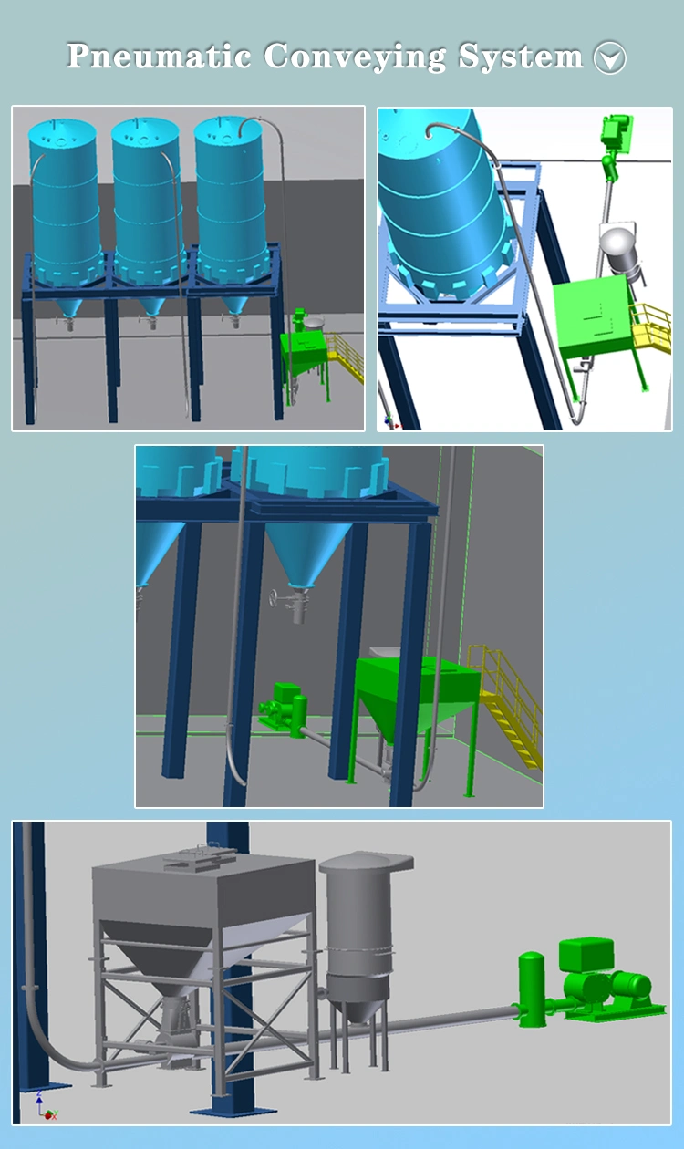 Sddom Cement Pneumatic Conveyor Machine Cement Pneumatic Conveying Equipment